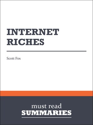 cover image of Internet Riches - Scott Fox